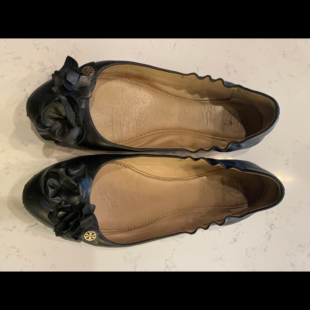 Tory Burch Blossom Ballet Size 8